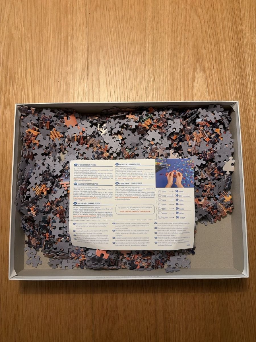 Clementoni Puzzle: Puzzle 1000 Teiler New York Skyline – Usato da Basel venduto da maipengye 2