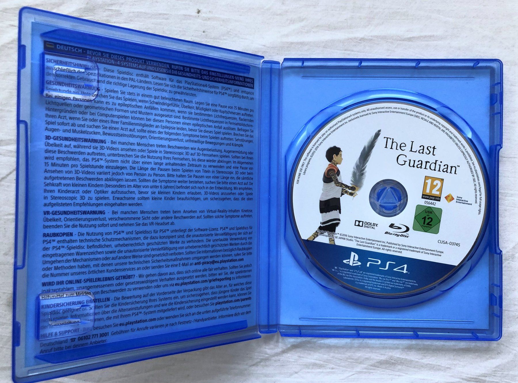 Sony Spiele: PS 4 - The Last Guardian – Gebraucht aus Schaffhausen von  1