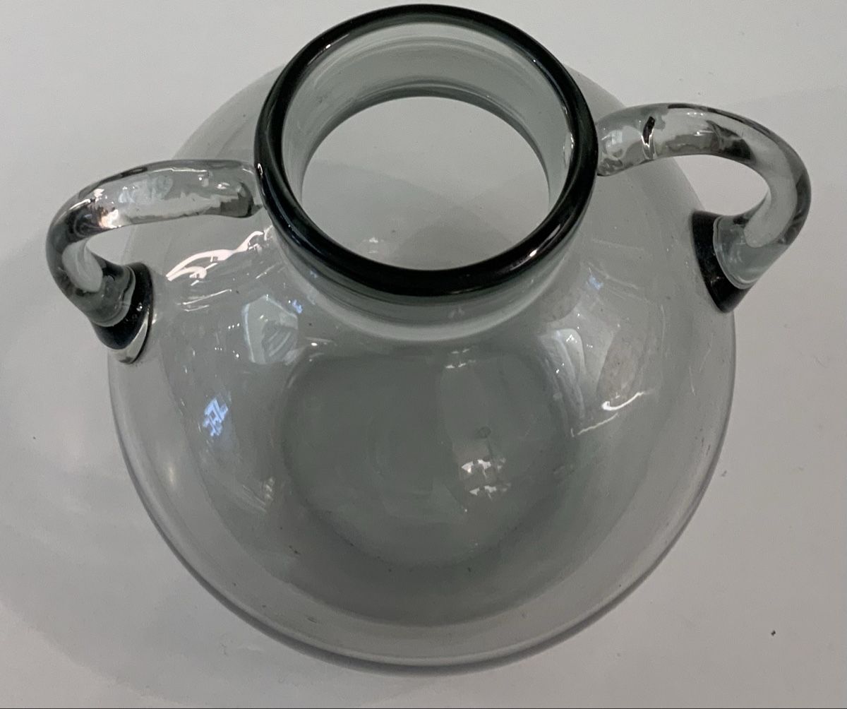 Murano Vasen & Gefässe: Vase en verre soufflé gris – Gebraucht aus rolle von Tontonjulot 2