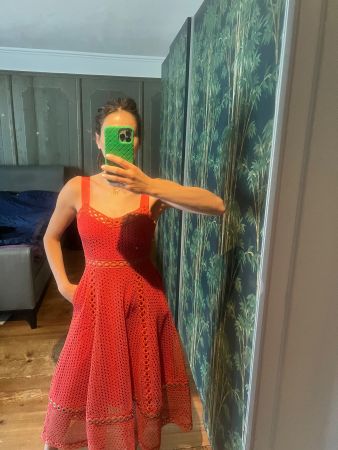 Maje Sommerkleid, Grösse 36, rot, neuwertig für den Sommer!