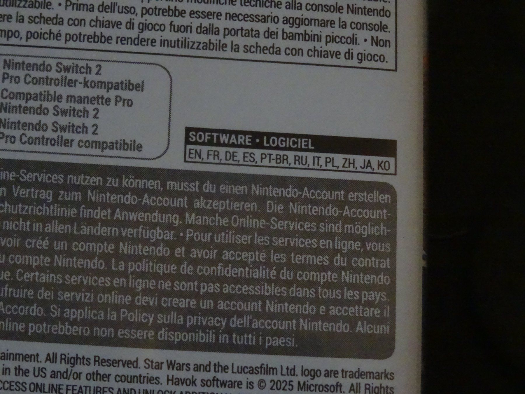 Spiele: Star Wars Outlaws Switch 2 – Gebraucht aus Olten von Disc-Ausverkauf 3
