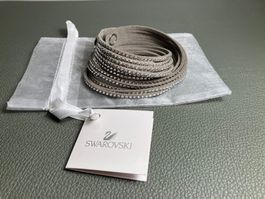 Original Swarovski Wickelarmband Slake grau