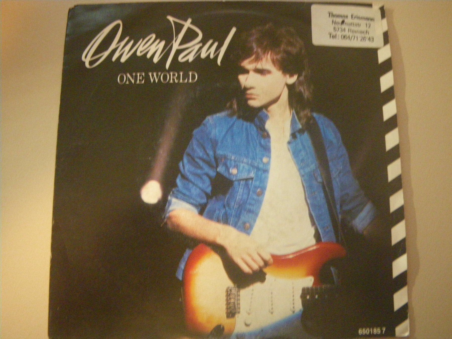Vinyles: Vinyl-Single Owen Paul - One World – D'occasion à Langenthal par Modo39