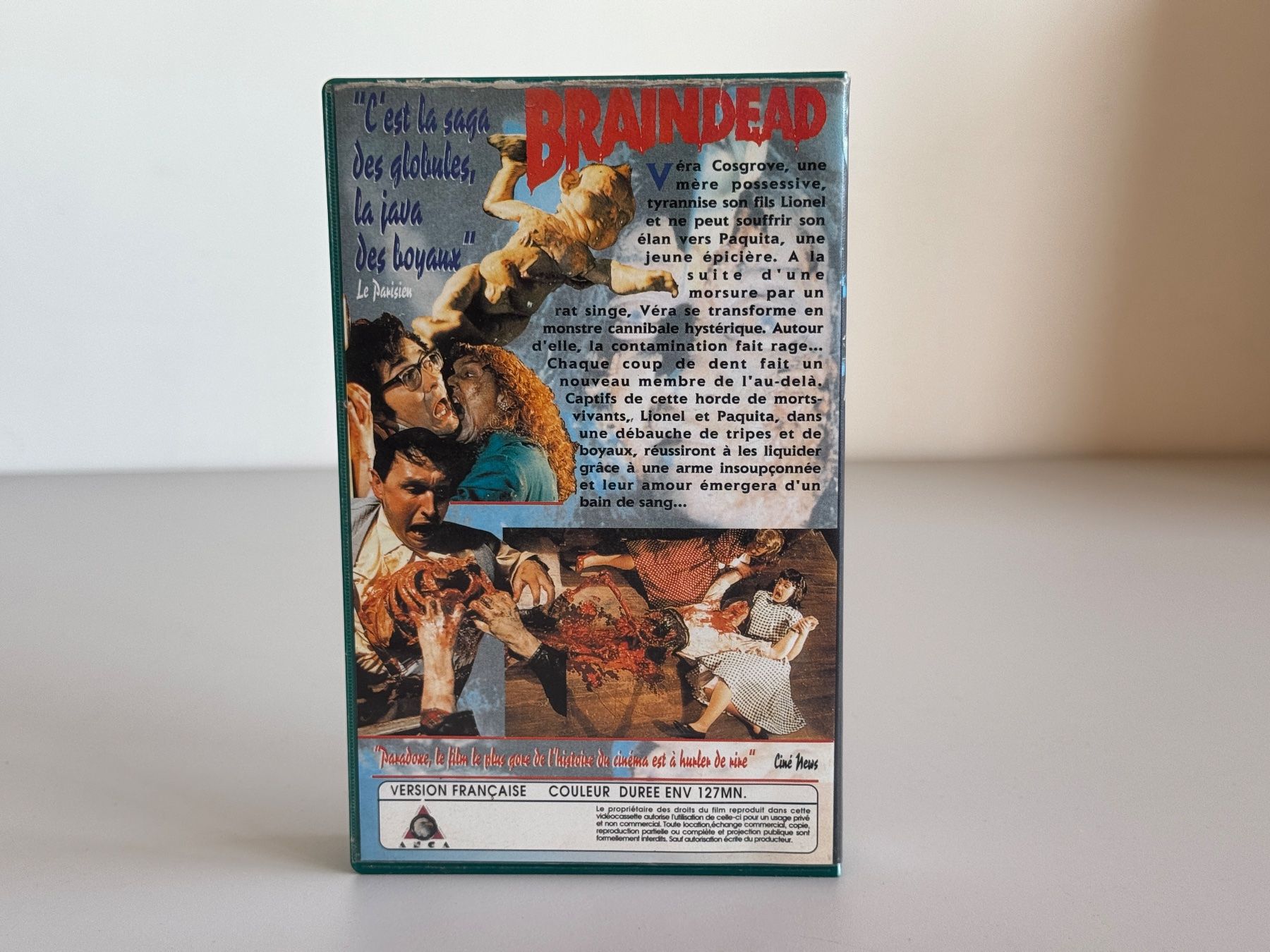 Tutti i VHS: VHS FR "Braindead" Peter Jackson brain dead ANCA 1993 – Usato da Neuchâtel venduto da _Easy_to_Find_ 4
