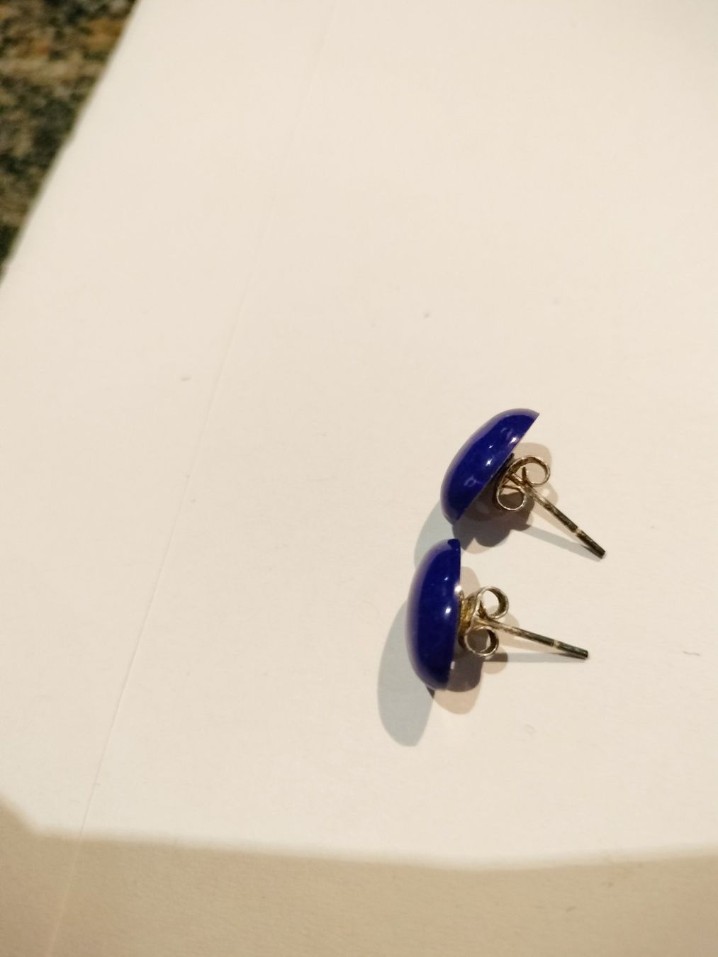 Orecchini pendenti & Orecchini a lobo: Boucles d'oreilles en lapis-lazuli – Usato da Cortaillod venduto da rozinna 1