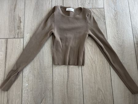 Pullover rückenfrei hellbraun