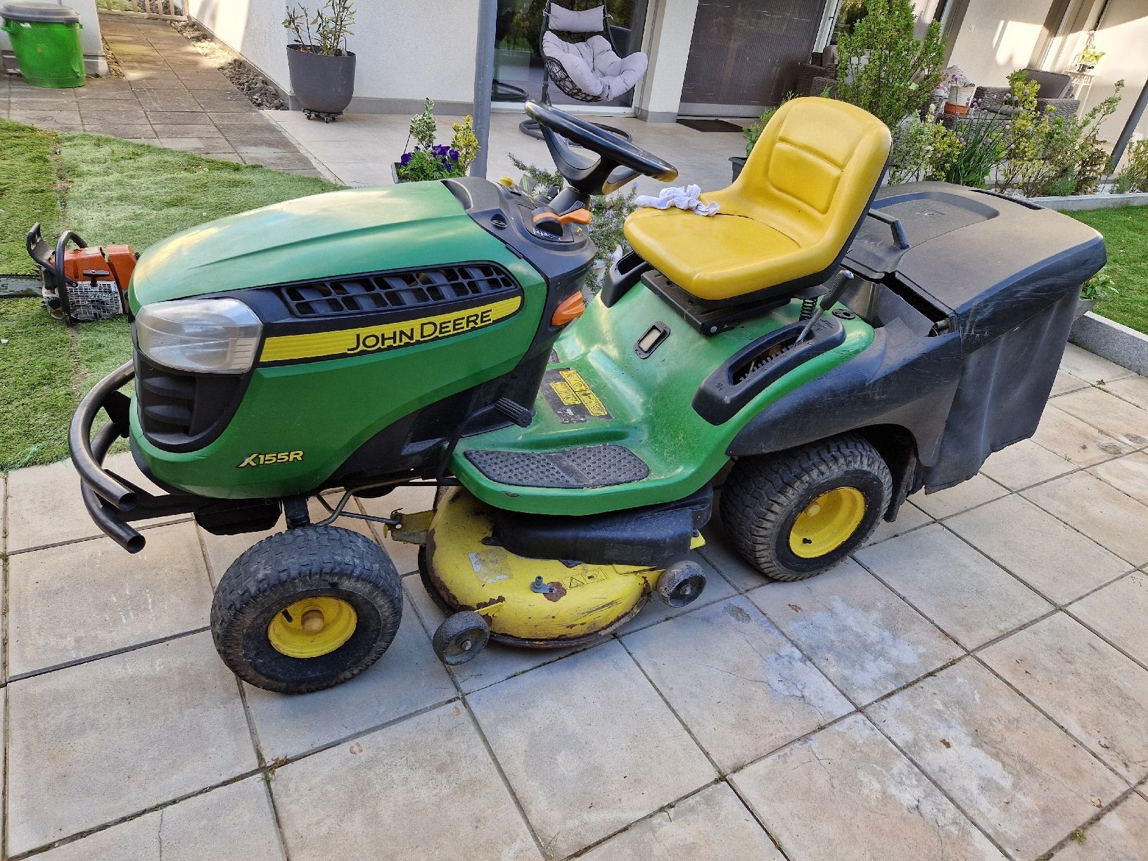 John Deere Trattori: Rasentraktor John Deere X 155 – Usato da Nebikon venduto da Ljubo1967 1