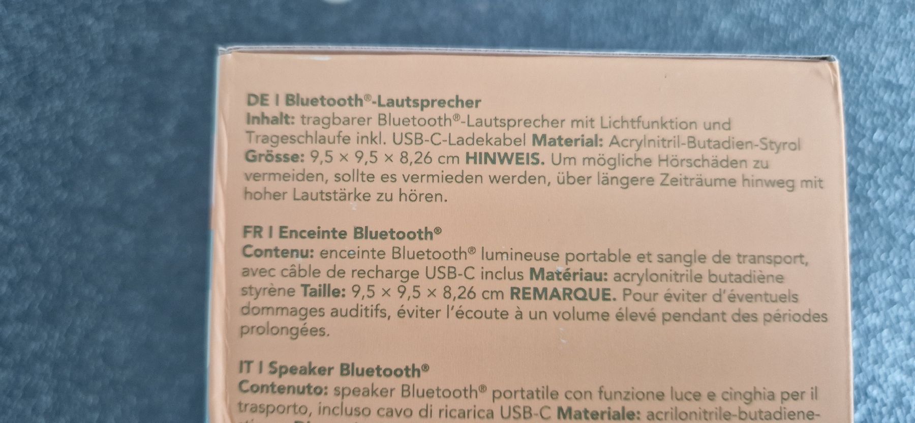 Casse acustiche: neuer Bluetooth Speaker – Nuovo e nell'imballaggio originale da Wiesendangen venduto da Stregolina 1