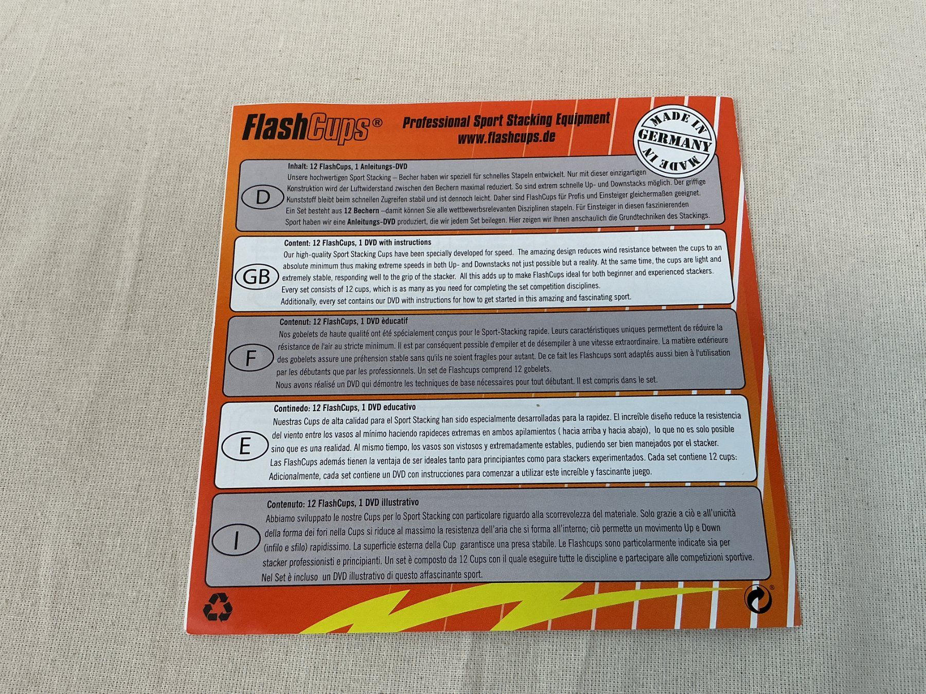 Spiele: FLASH CUPS Spiel – Gebraucht aus Richterswil von Restwert_Richterswil 7