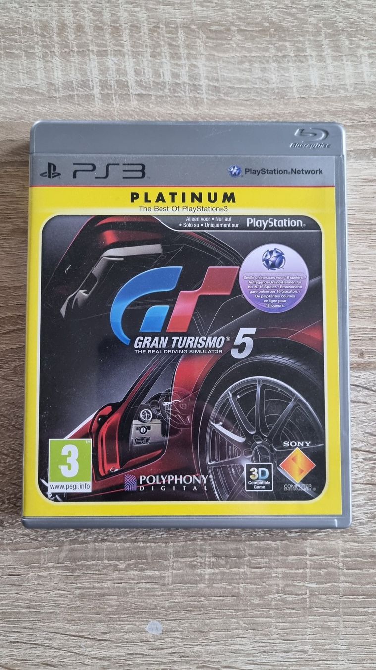 Giochi: Gran Turismo 5 PS3 Platinum – Usato da Hagenbuch ZH venduto da lecterr55