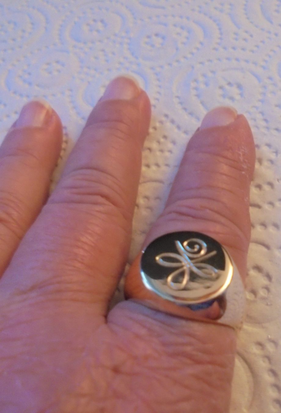 Anelli: Echtschmuck: Herrenring, Silberring vergoldet 19/60 – Nuovo (secondo la descrizione) da Zuchwil venduto da maumauchi 6