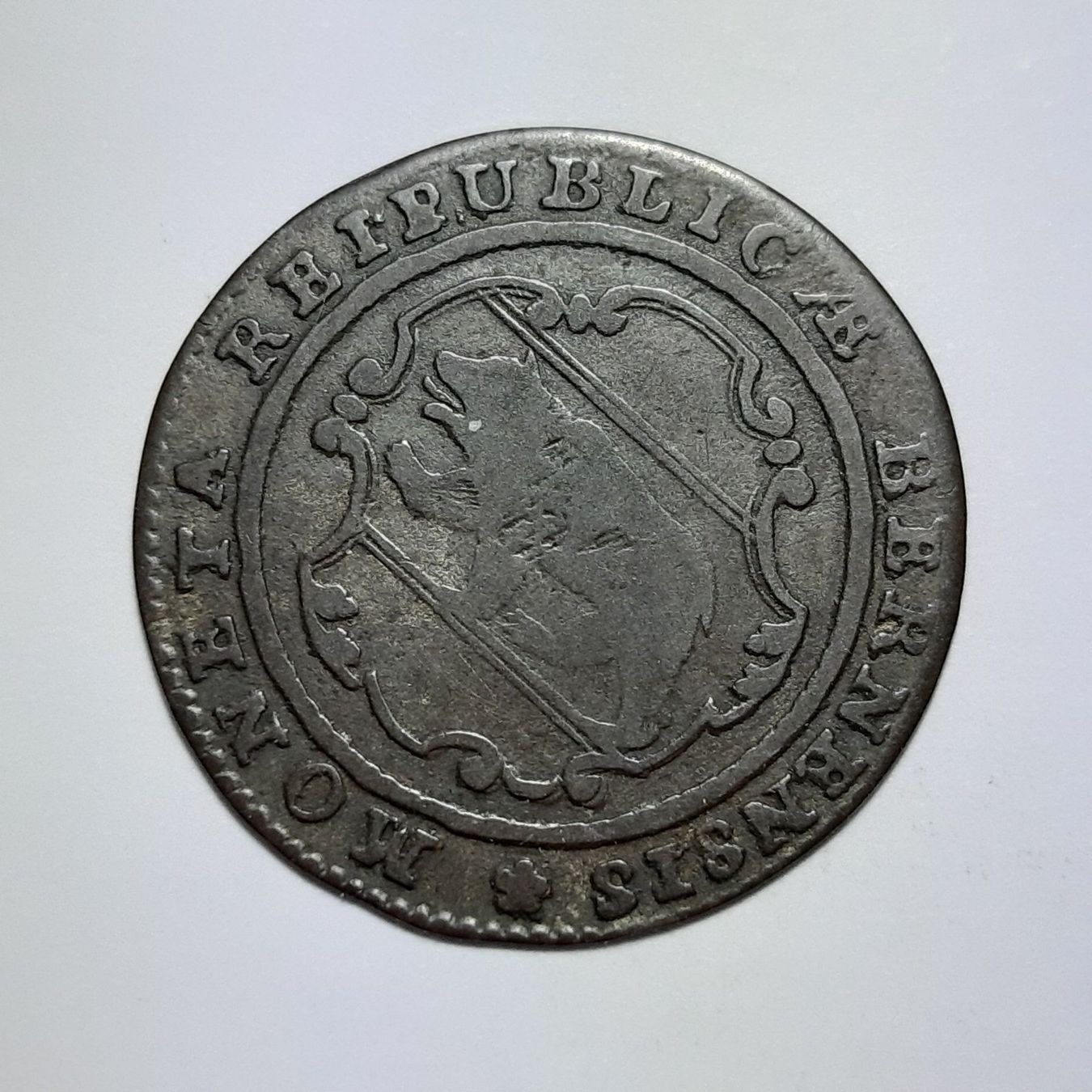 Tutti le monete: 1/2 Batzen (Halbbatzen) 1777 Bern – Usato da Pfäffikon ZH venduto da Schweizer_Muenzen 1