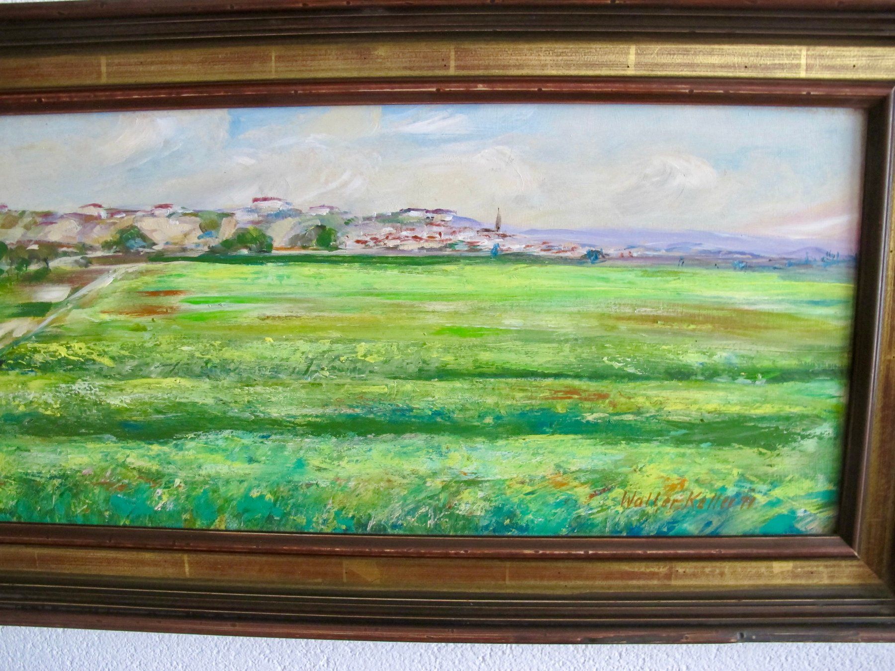 Gemälde: Walter Keller Landschaftsbild von 1971 – Gebraucht aus Wädenswil von Turusukko 1