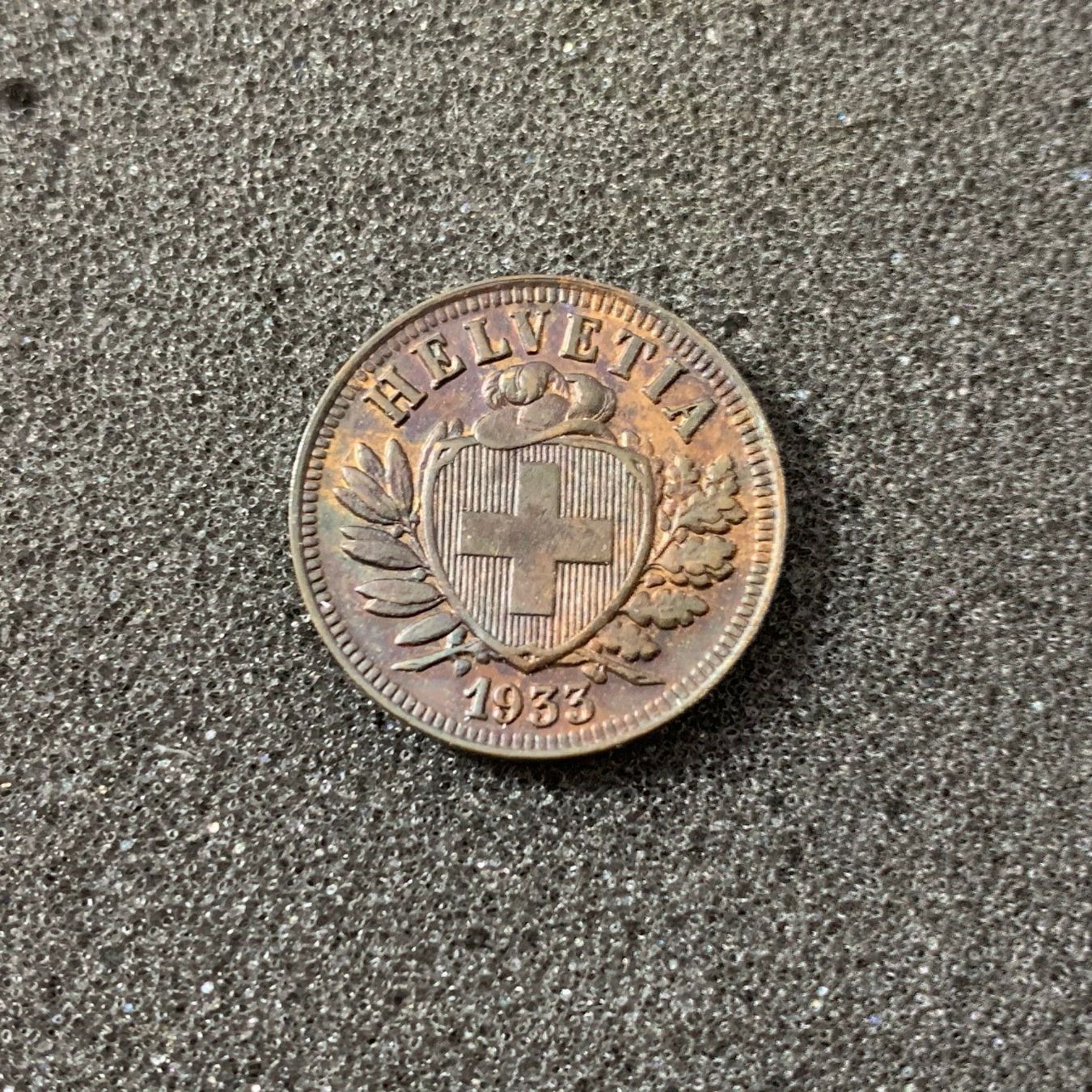 Tutti le monete: 2 Rappen 1933 (300) – Usato da Reitnau venduto da tb-muenzen
