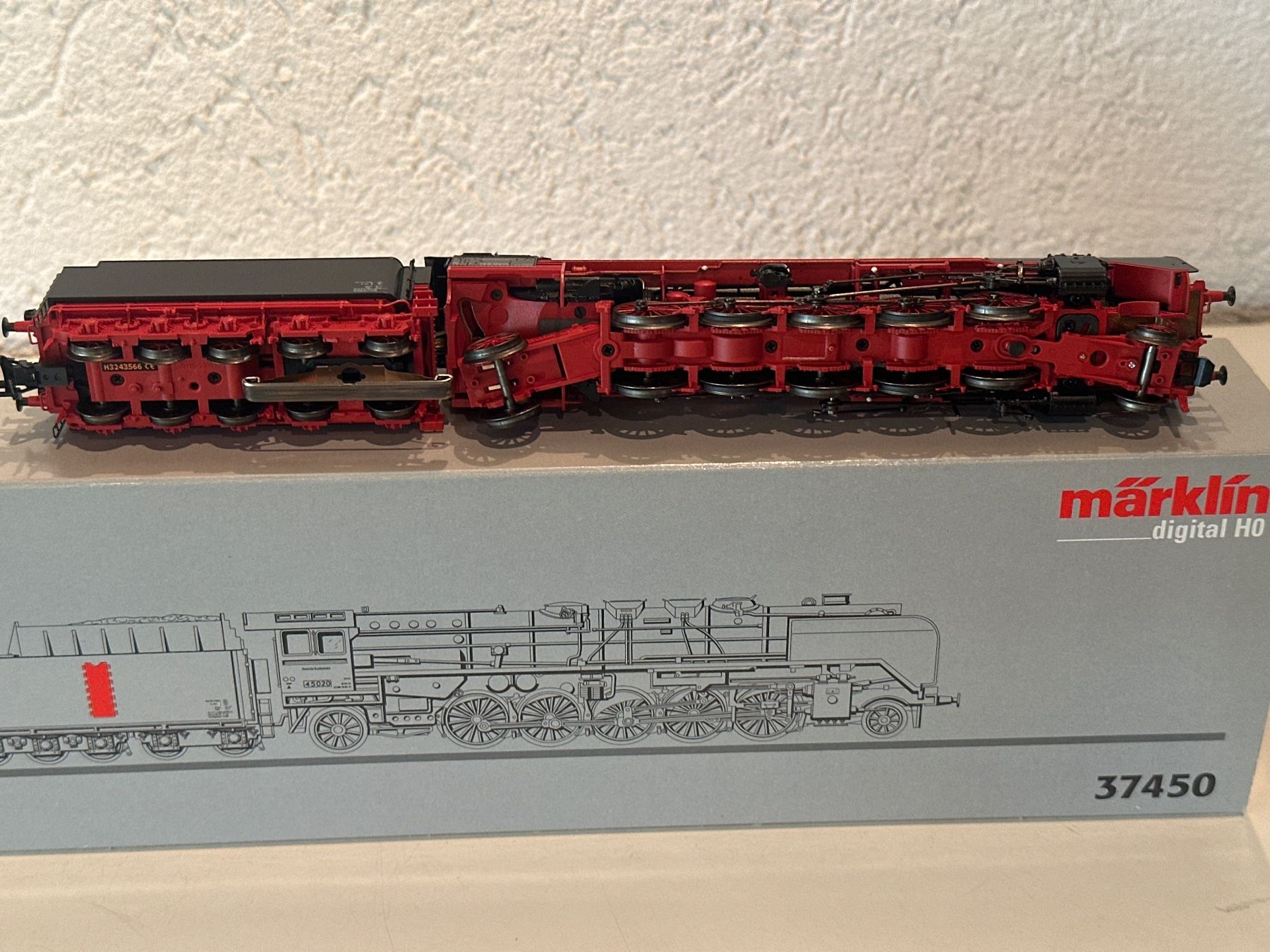 Märklin Modellini di ferrovie: Märklin H0 37450 DB Güterzug – Usato da Aarburg venduto da flacon05 4