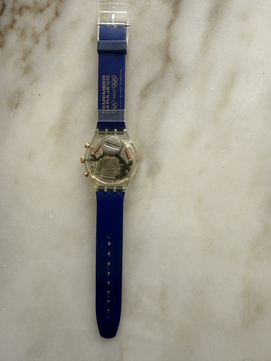 Swatch Orologi: Swatch Chrono Olympia Jubiläumsuhr – Nuovo e nell'imballaggio originale da Aeugst am Albis venduto da Skifahrer76 4