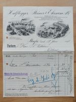 Antike Rechnung Briefkopf Lithographie Stäfa Zürich 1917