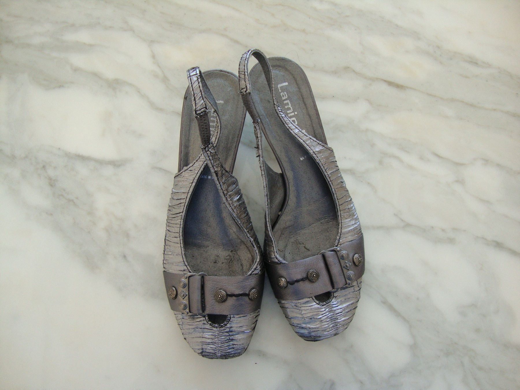 Scarpe da donna: Sandaletten 35 silber – Usato da Zürich venduto da Senga05