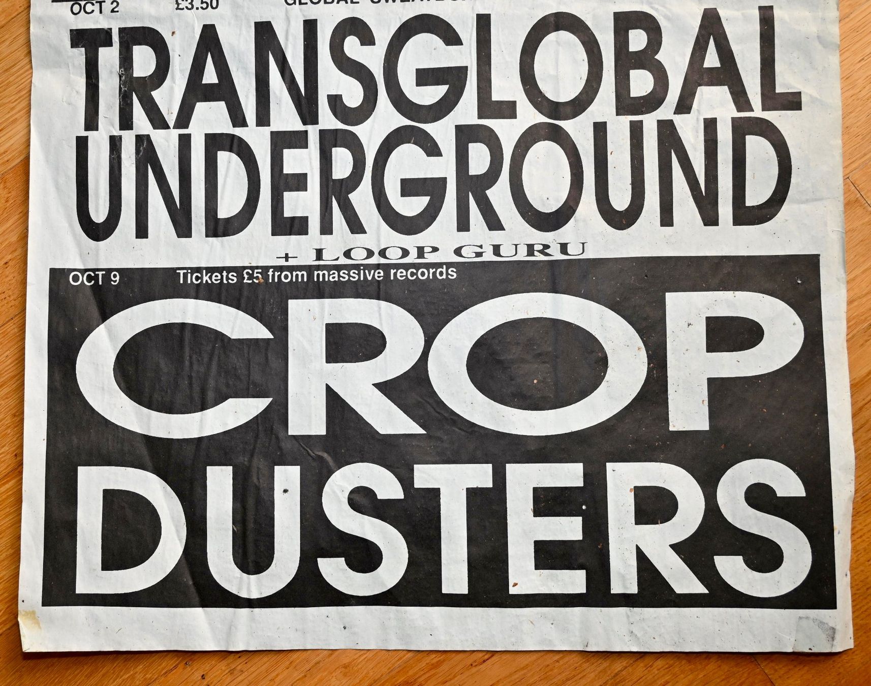 Dischi in vinile: Original 90er K-Plakat SENSER Transglobal Underground TRANSF – Usato da Pfaffhausen venduto da mono_rec 4