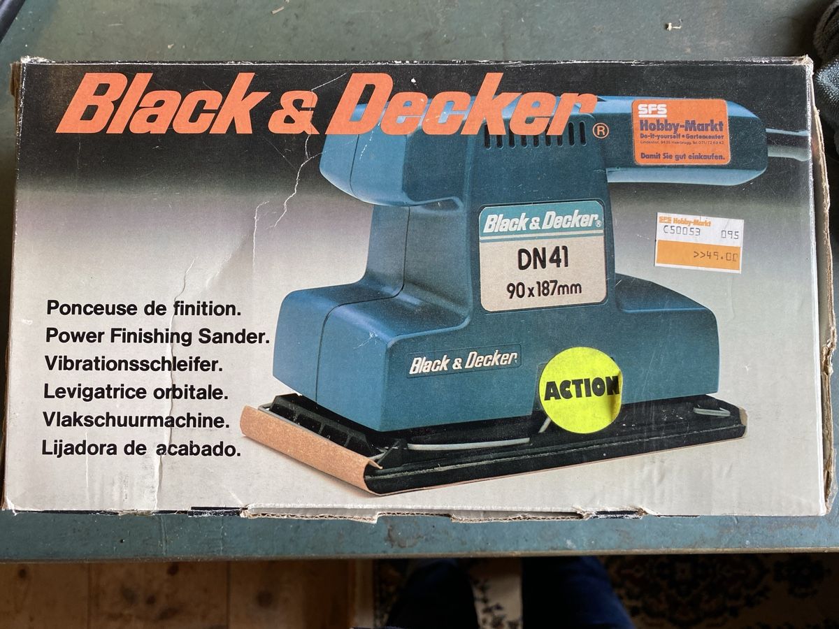 Smerigliatrici & Lucidatrici: Black&Decker Schwingschleifer DN41 - Top Zustand! – Usato da Buchs SG venduto da rosadoro1973 2