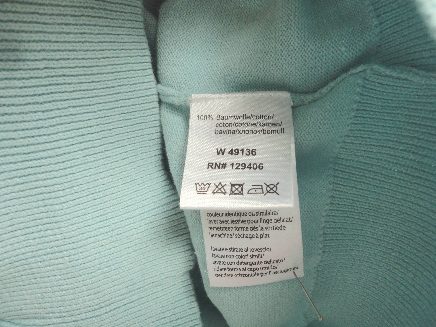 Pullover & Sweatshirts: Damen Rollkragenpullover 100% Baumwolle linea Tesini Gr. 38 – Gebraucht aus zürich von parts5060 2