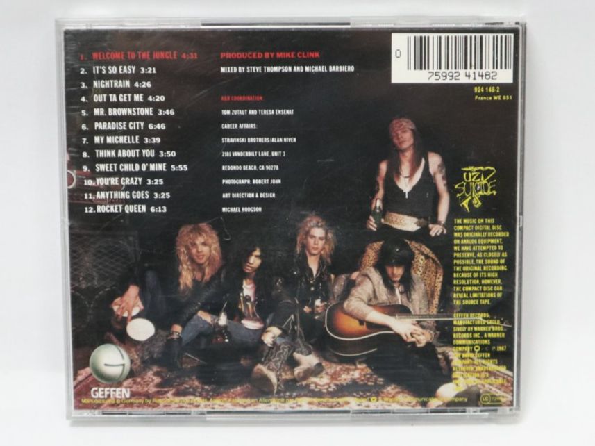 CDs: CD Guns N Roses Appetite For Destruction – Gebraucht aus Eschenbach SG von Astalavista 1