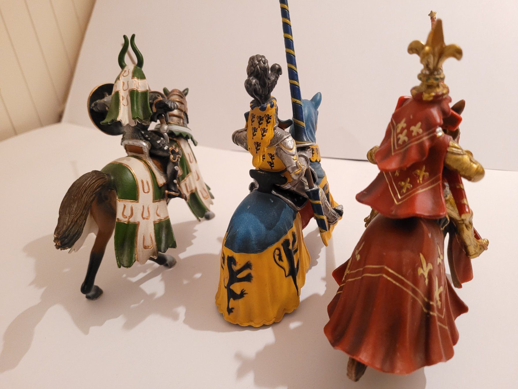 Schleich Giocattoli: 3 Schleich ritter figuren mit pferd. Top ! – Usato da La Tour-de-Peilz venduto da estelle69 5
