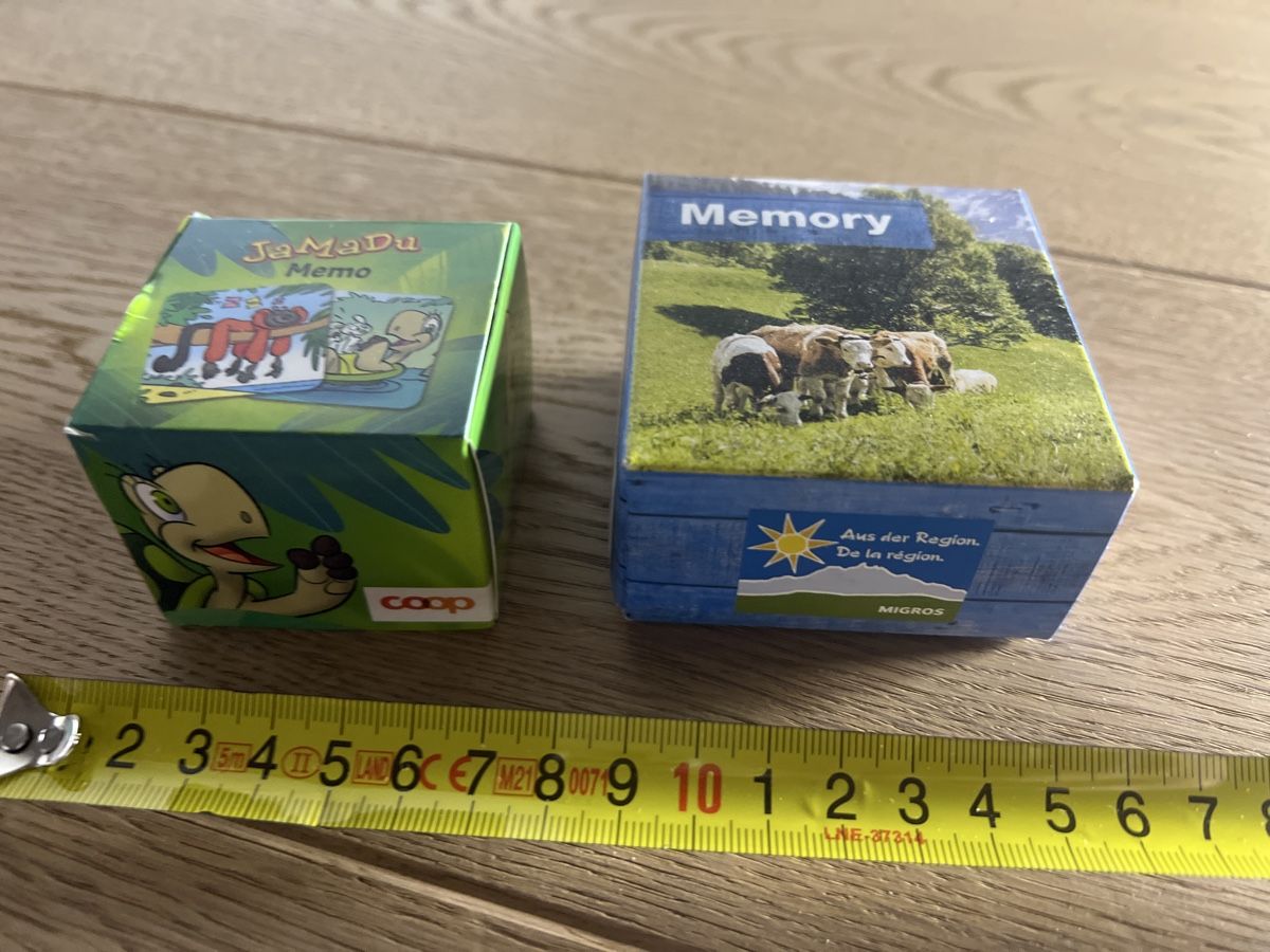 Giochi: 2 Memos - Jamadu Memo, Mini Memo Spiel – Usato da Oensingen venduto da katepe