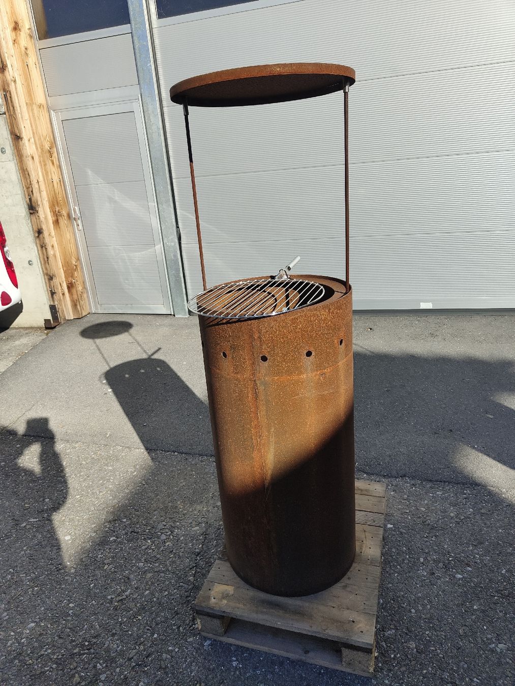 Griglie: Feuerstelle Grill Feuerschale Rost Grillrost Garten – Nuovo (secondo la descrizione) da Teuffenthal BE venduto da tiwillener 4