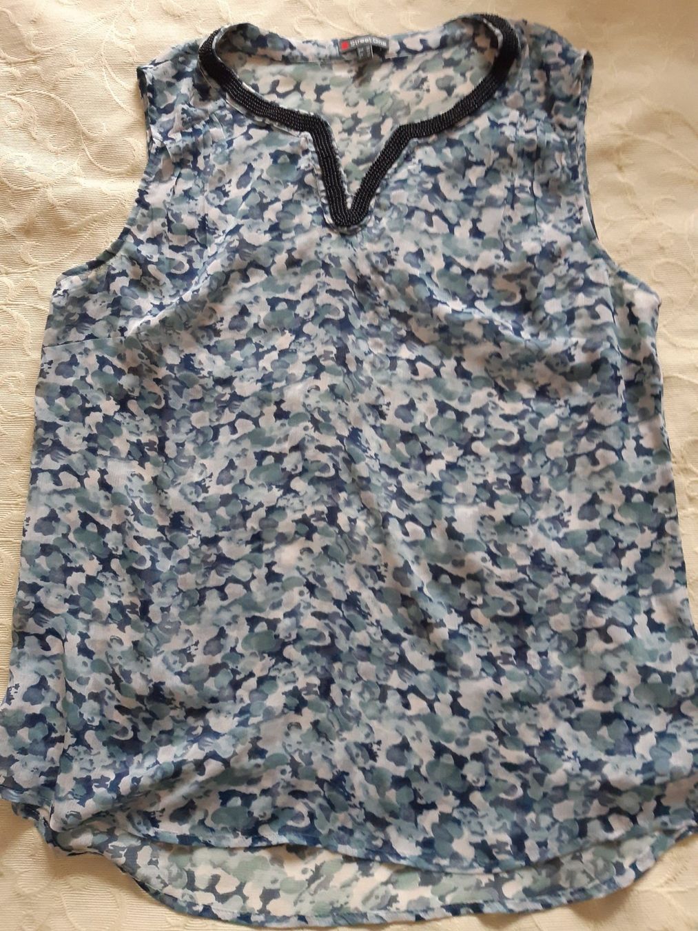 Tops: Bluse Shirt Street One Gr.40 Transparent – Gebraucht aus St.Gallen von LaMiSa 1