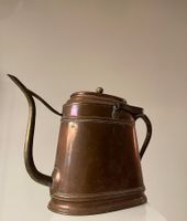 Ancien Arrosoir en cuivre, avec couvercle, Déco Vintage