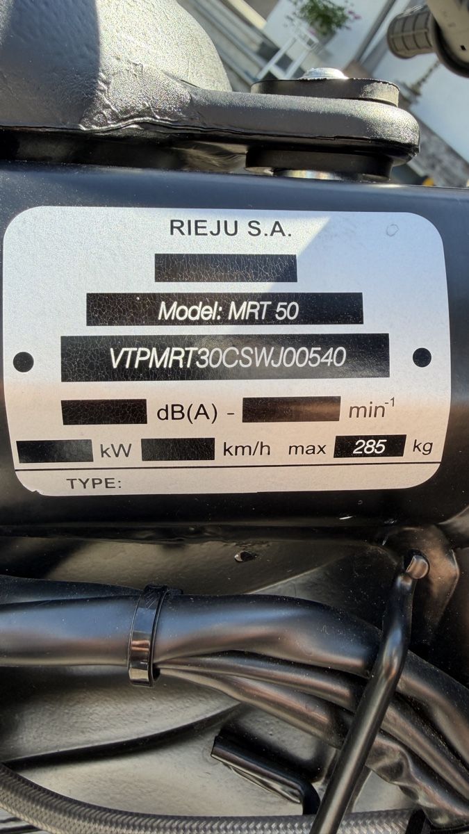 Rieju Strada: Rieju Mrt 50 – Usato da Aeschi SO venduto da Quelle21 4