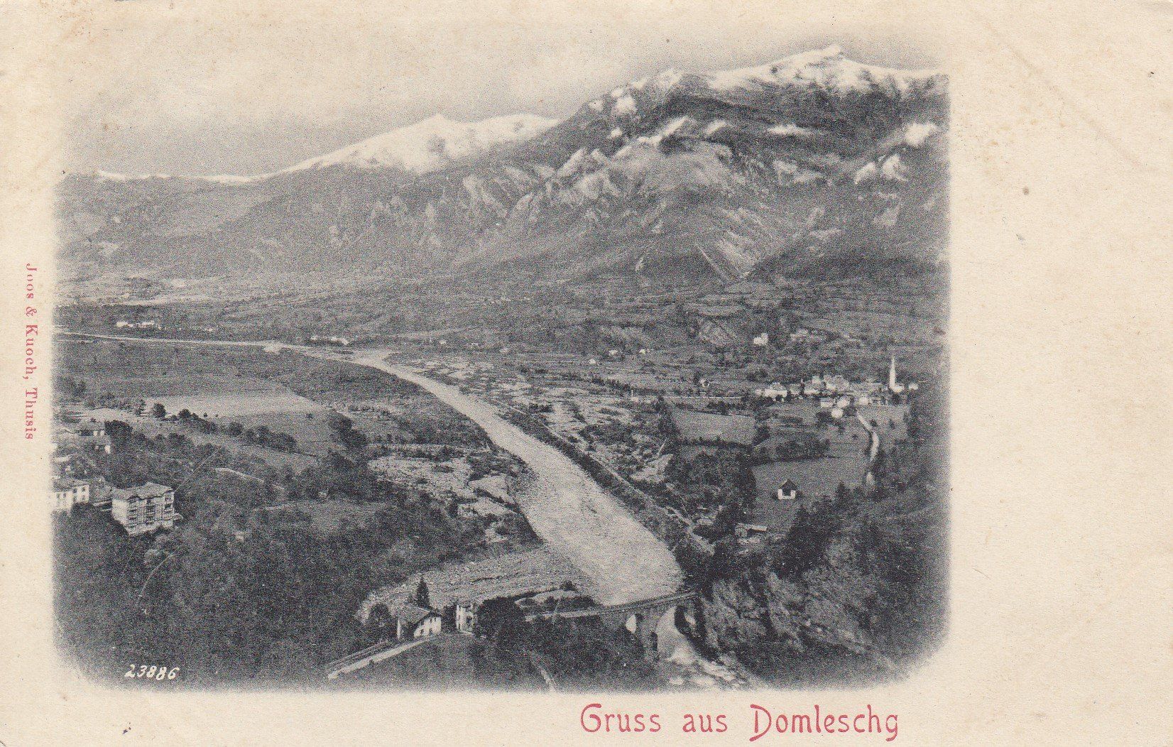 Cartoline postali: Domleschg  GR        ca. 1900 – Usato da Brig venduto da Valcards54