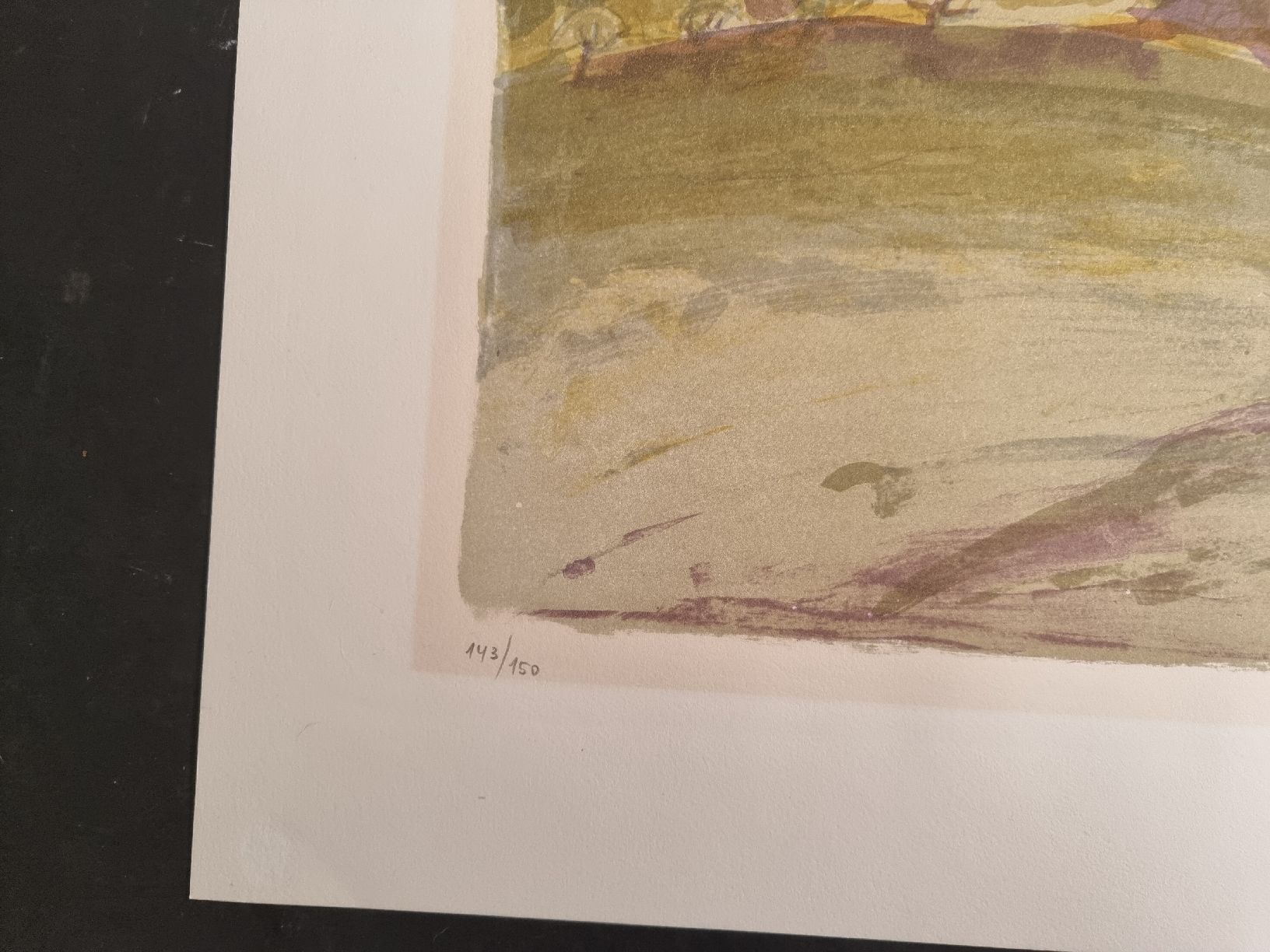 Grafica & Litografie: HANSRUEDI SIEBER LITHOGRAPHIE SIGNIERT NUMMERIERT – Usato da Gersau venduto da grafik-kunst 4