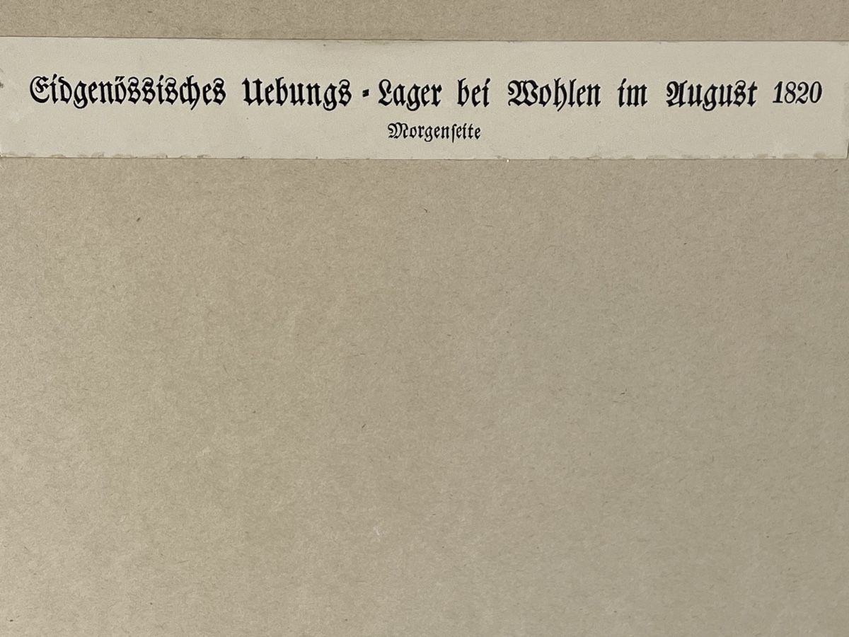 Foto & Immagini: Lithografie Wohlen Aargau 1820 – Usato da Hermetschwil - Staffeln venduto da Juergso 4