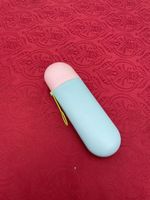 Kinder Zahnbürste Aufbewahrung Box hellblau/rosa