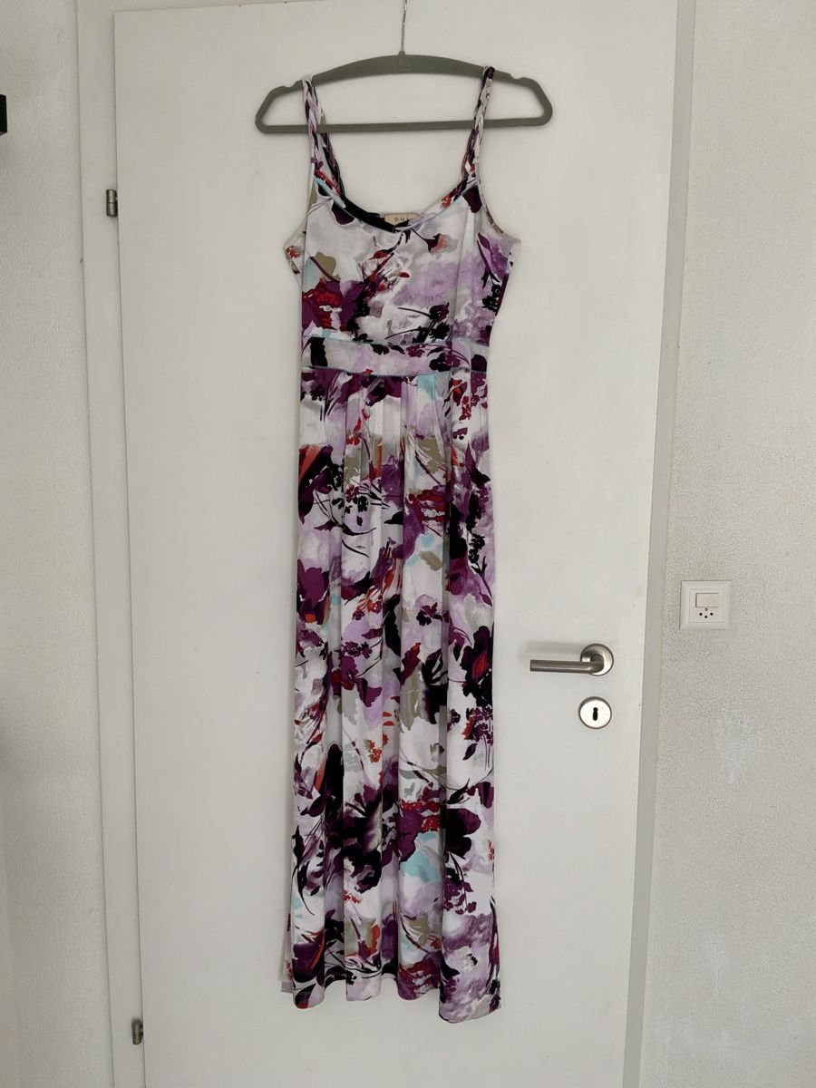 Vestiti: Sommer-Maxikleid mit Trägern, weiss-multicolor – Nuovo (secondo la descrizione) da Bremgarten AG venduto da Belana0