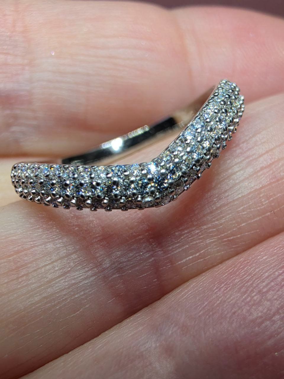 Anelli: Bague argent avec diamants de moissanite certifiés GRA – Nuovo e nell'imballaggio originale da Reconvilier venduto da Tsma67 6