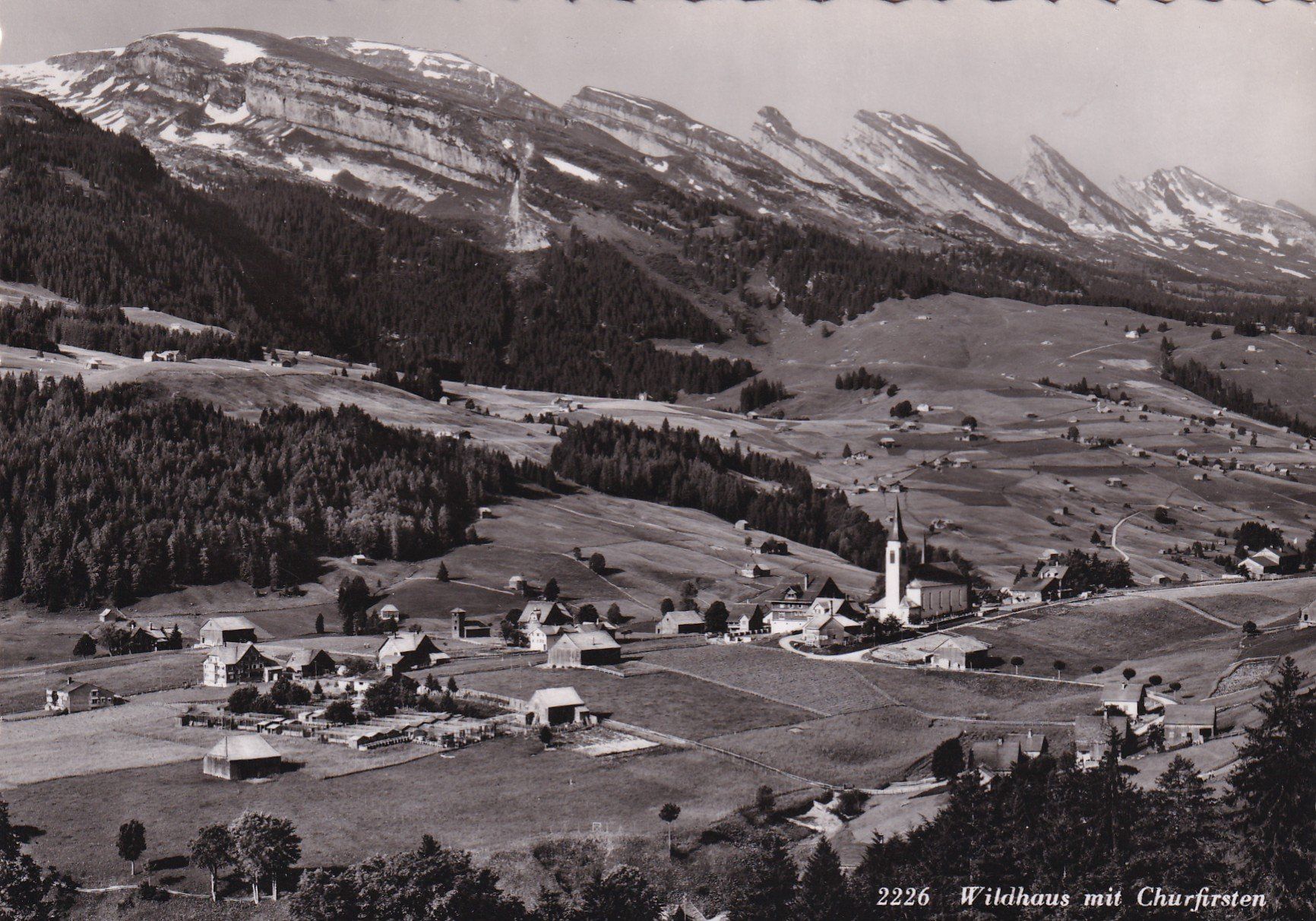 Cartoline postali: Wildhaus mit Churfisten N° 2226 – Usato da Cormoret venduto da Pascalll2001