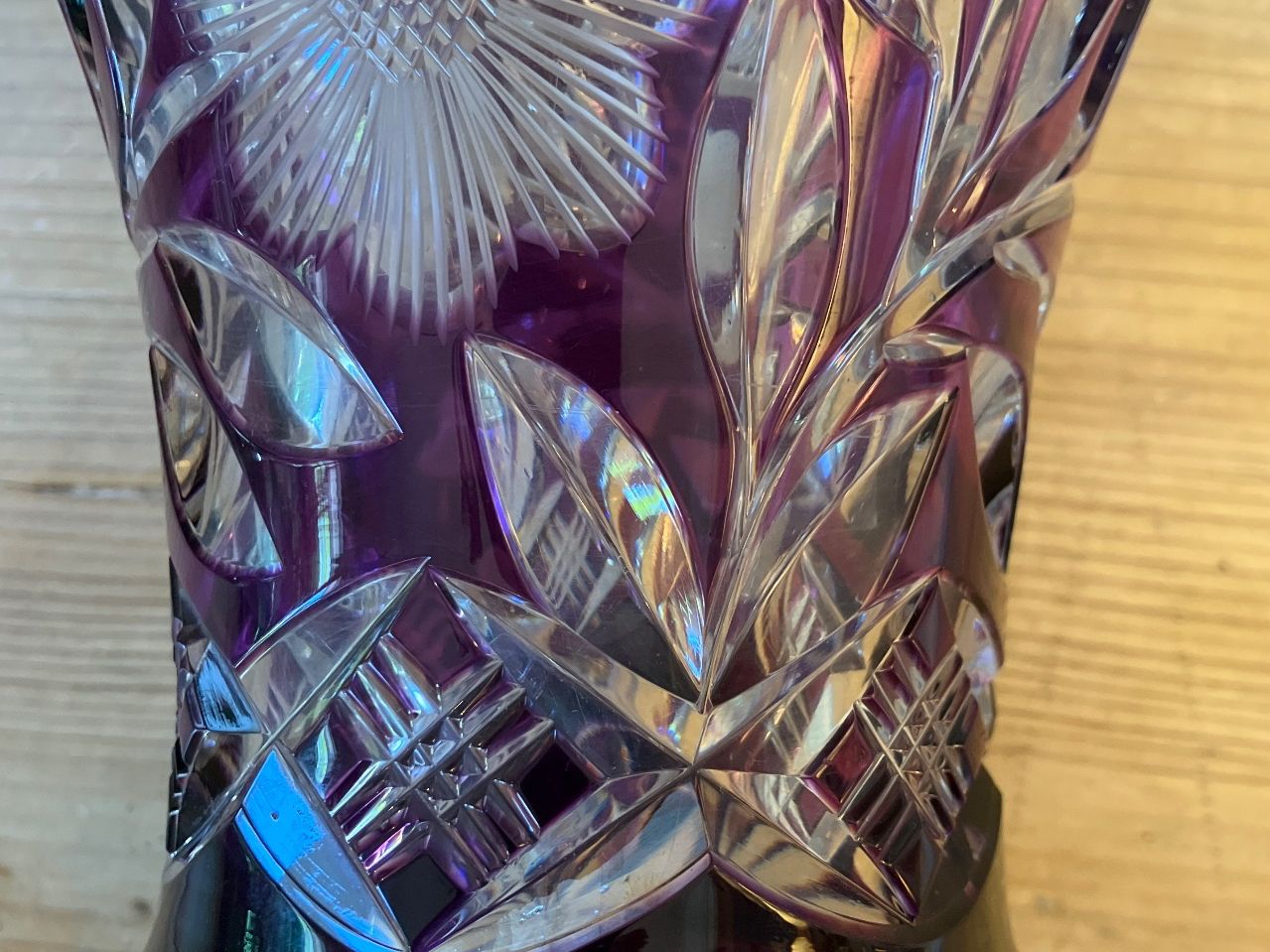 Vase & Récipients: Vase - Bleikristall - Lila - Böhmisches Glas – D'occasion à Winterthur par pompea 4