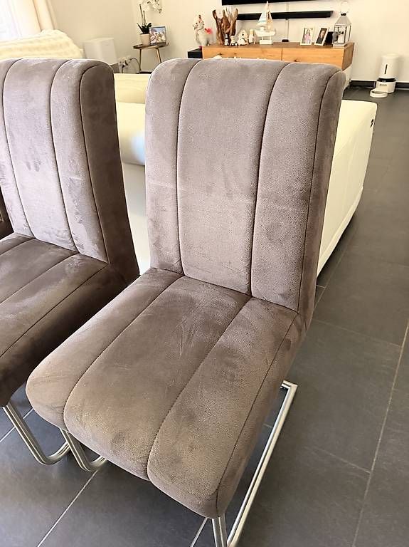 Stühle: 6x esszimmerstühle mikrofaser deluxe – Gebraucht aus Bonstetten von Jacqueline-Wi 4