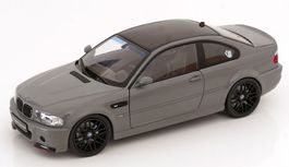 BMW M3 Coupé E46 2000-2006 dunkelgrau / schwarz       1:18