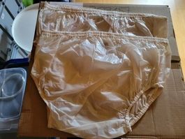 2 SchutzhosenPVC Grösse L / XL neuwertig