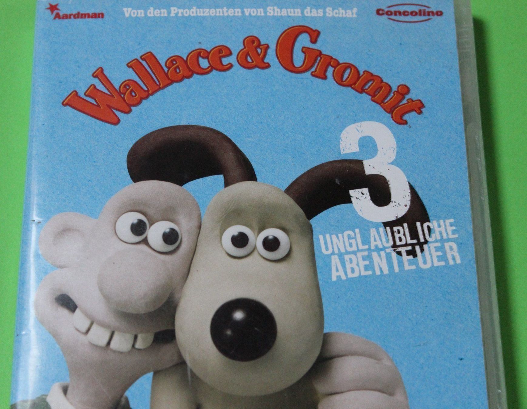 Tutti i DVDs: WALLACE & GROMIT -  3 ABENTEUER DVD!!!!! – Usato da Tübach venduto da JamesStone 1