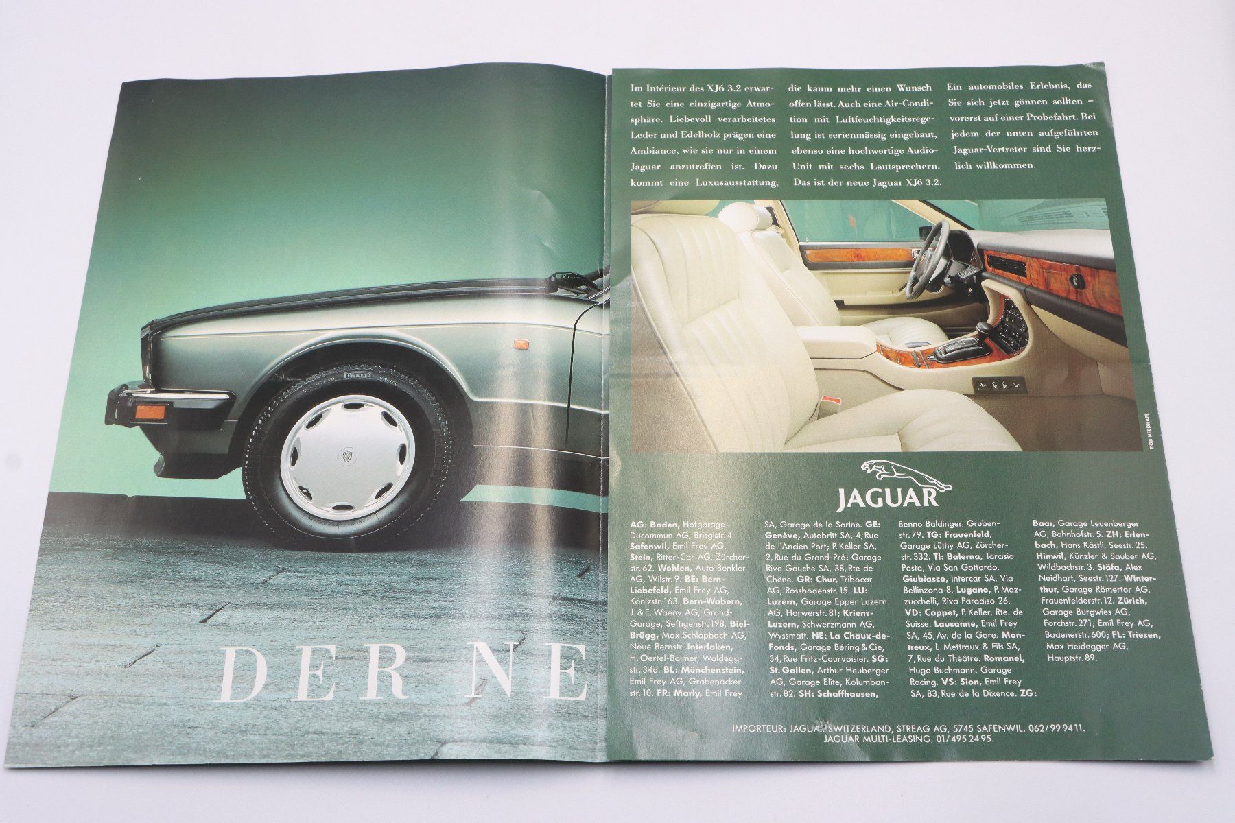 Jaguar Dokumente: Jaguar XJ6 3.2 1990 Prospekt – Gebraucht aus Bühl b.Aarberg von Collectorpassions 2