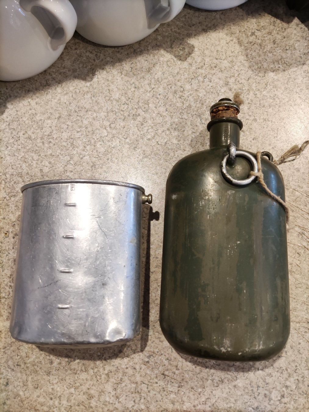 Schweizer Armee Borracce & Thermos: Gourde militaire de 1923 – Usato da Châtel St Denis venduto da Magil71 3