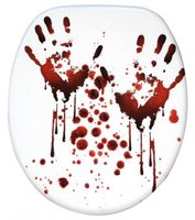 WC-Sitz mit Absenkautomatik-BLOOD HANDS