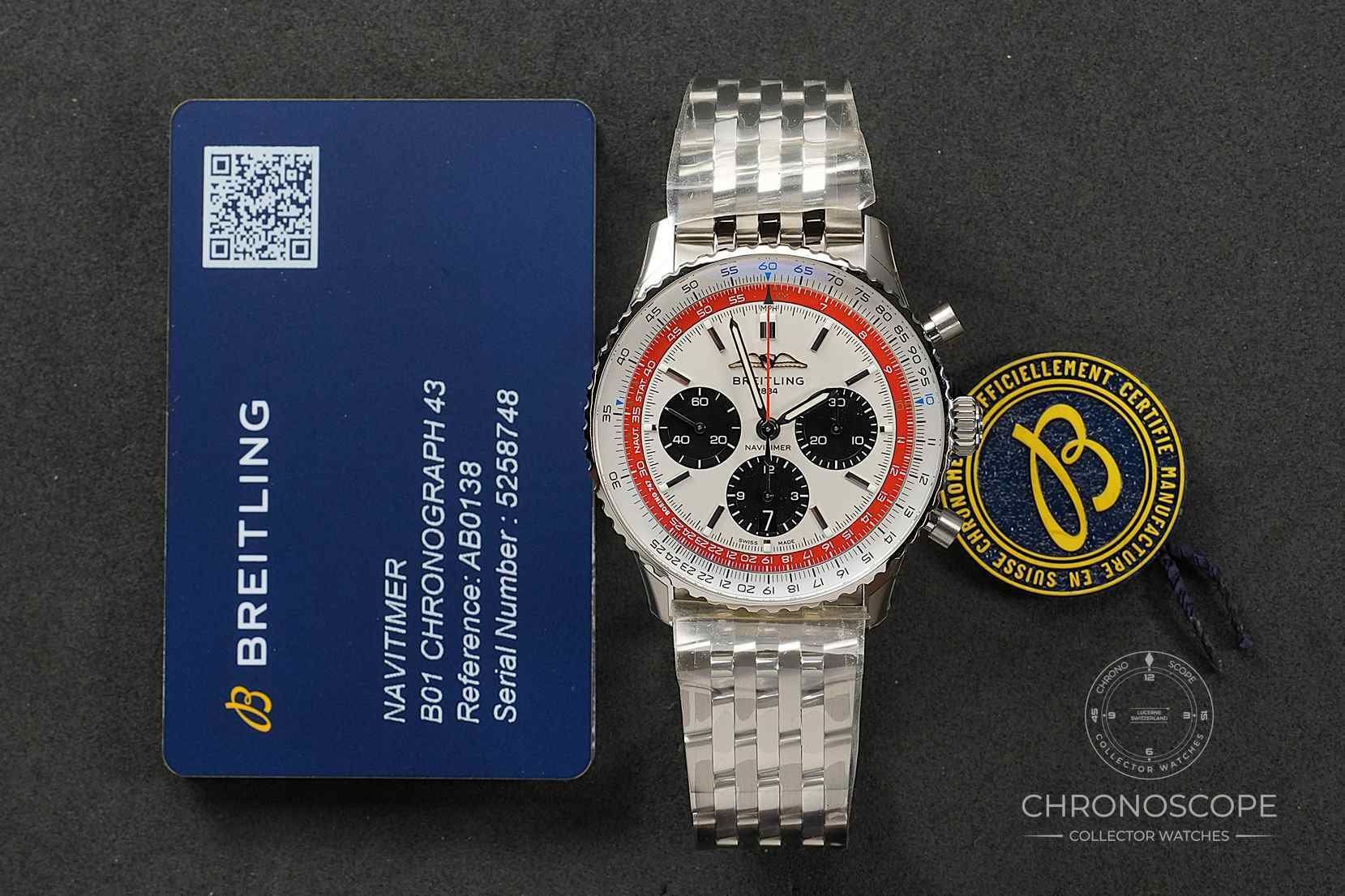 Breitling Uhren: Breitling Navitimer 1 B01 Chronograph 43 Boeing Limited full – Neu und originalverpackt aus Luzern von ChronoScope6004 3