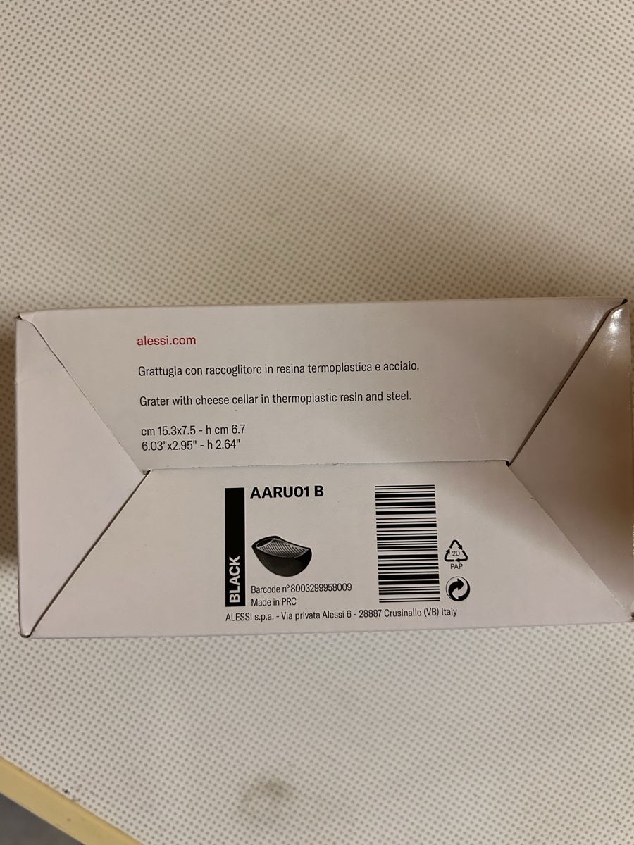 Alessi Elettrodomestici da cucina: Alessi Pyramide Käsereibe neu/originalverpackt – Nuovo e nell'imballaggio originale da Horgen venduto da Sunshine_12399 3