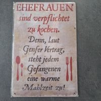 Originelles Sprücheschild Retro NEU